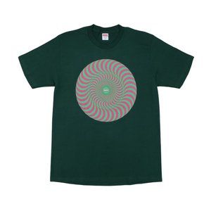 Supreme Spitfire Tee L DK Green SS18 NWT